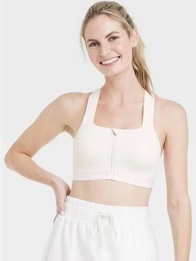 34C White Sports Bra